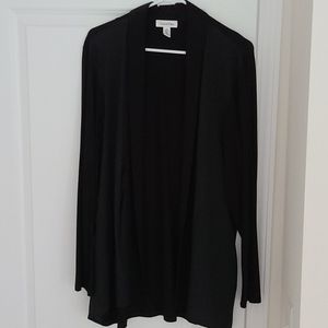 Calvin Klein cardigan. Black, size 1X.